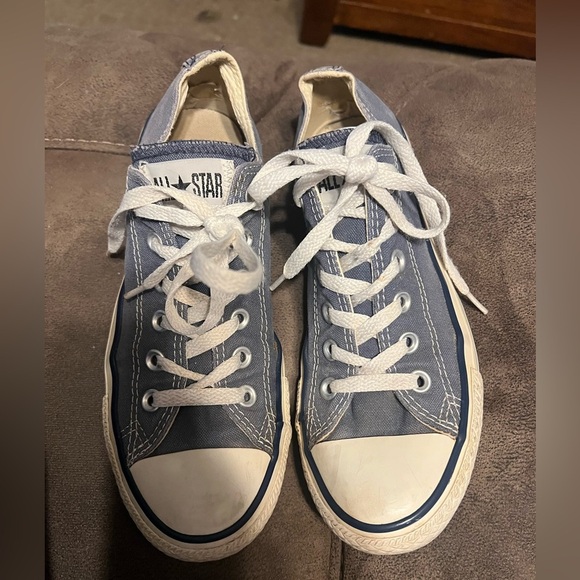 Converse Shoes - Chuck Taylor Converse All Star Low Top Blue Womens  8 Men's 6